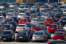 Can They Take My Car In Chapter 7 Bankruptcy? A multitude of parked cars in a parking lot.
